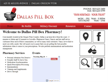 Tablet Screenshot of dallaspillbox.com